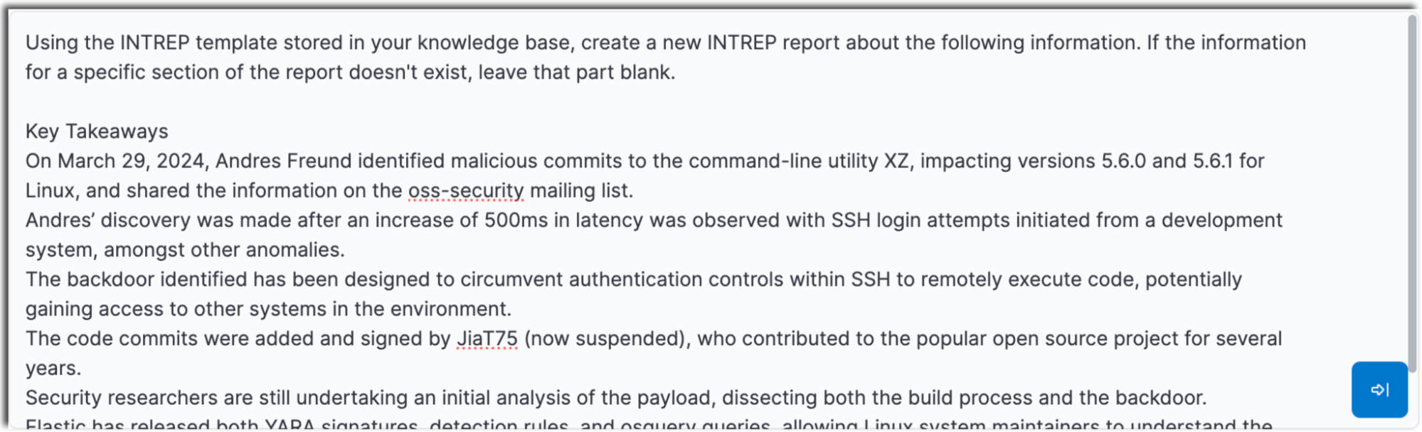 Elastic Security Labs on the XZ / liblzma backdoor, 500ms to midnight: XZ / liblzma backdoor