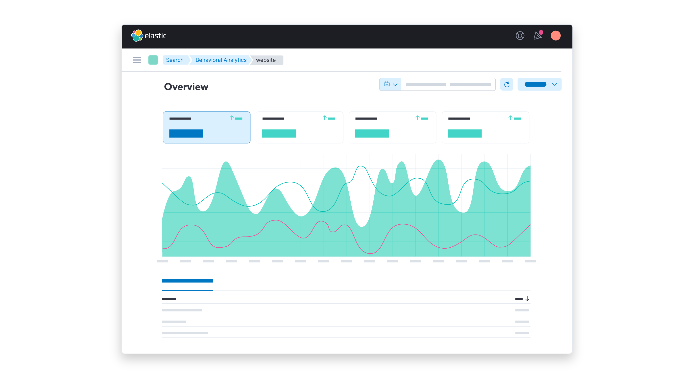 Behavior analytics illustration