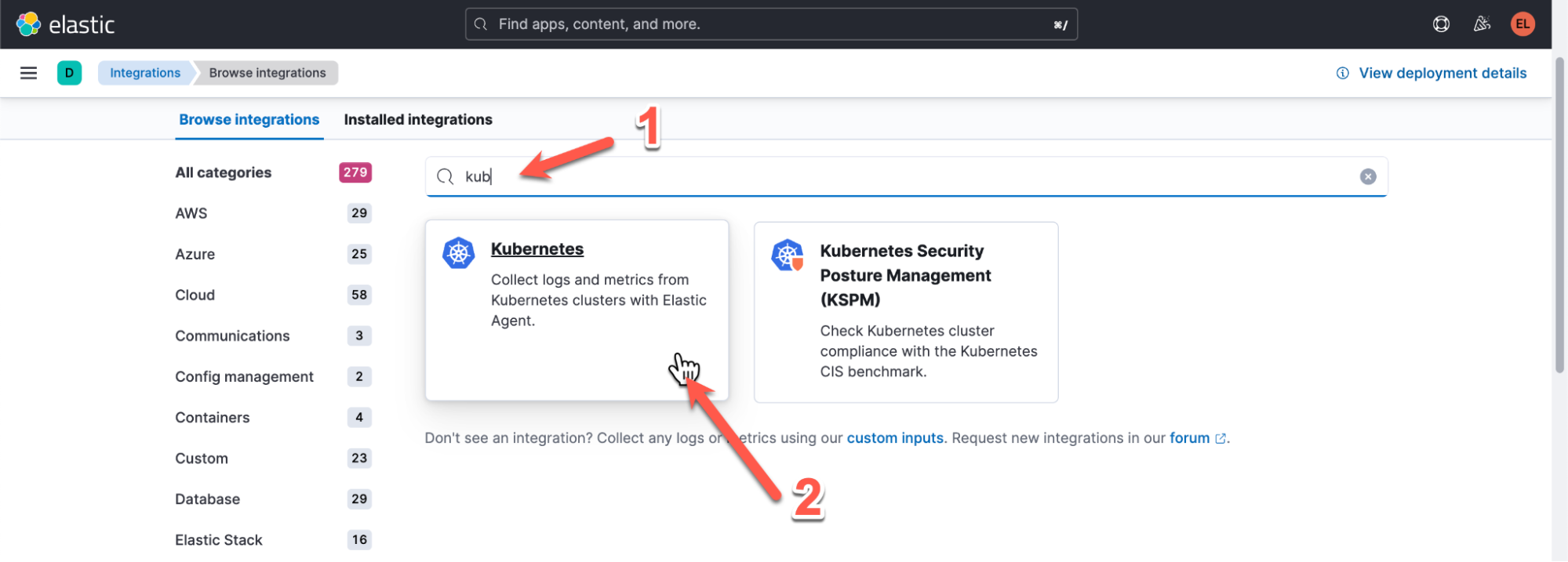 elastic agent GKE autopilot kubernetes integration