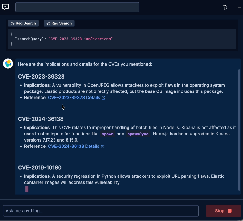breaking down the implications for each CVE you requested and providing direct links to the official references screenshot