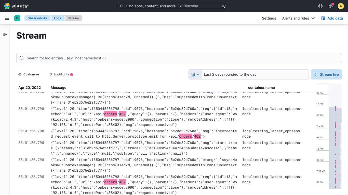 Log Monitoring