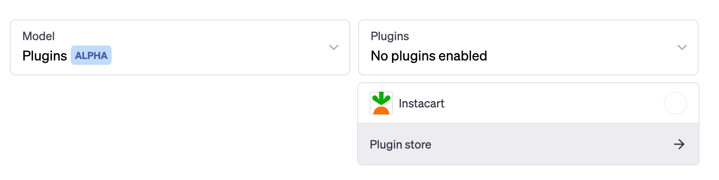 version alpha des plug-ins