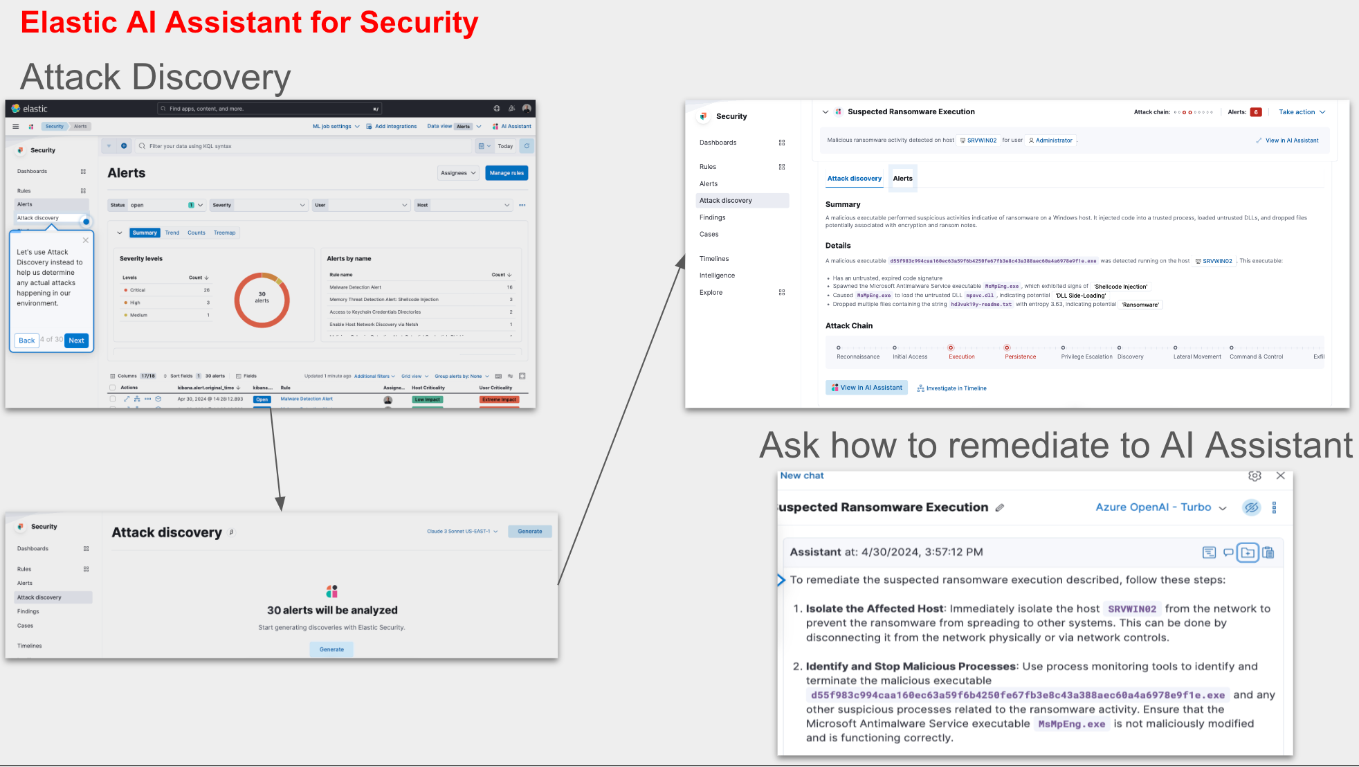 elastic ai assistant for security