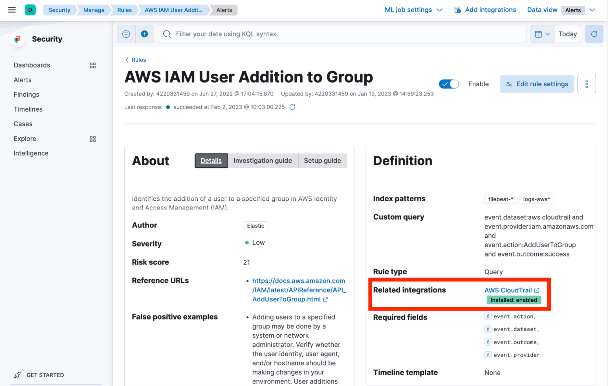 Sicherheit AWS IAM Nutzer Ergänzung