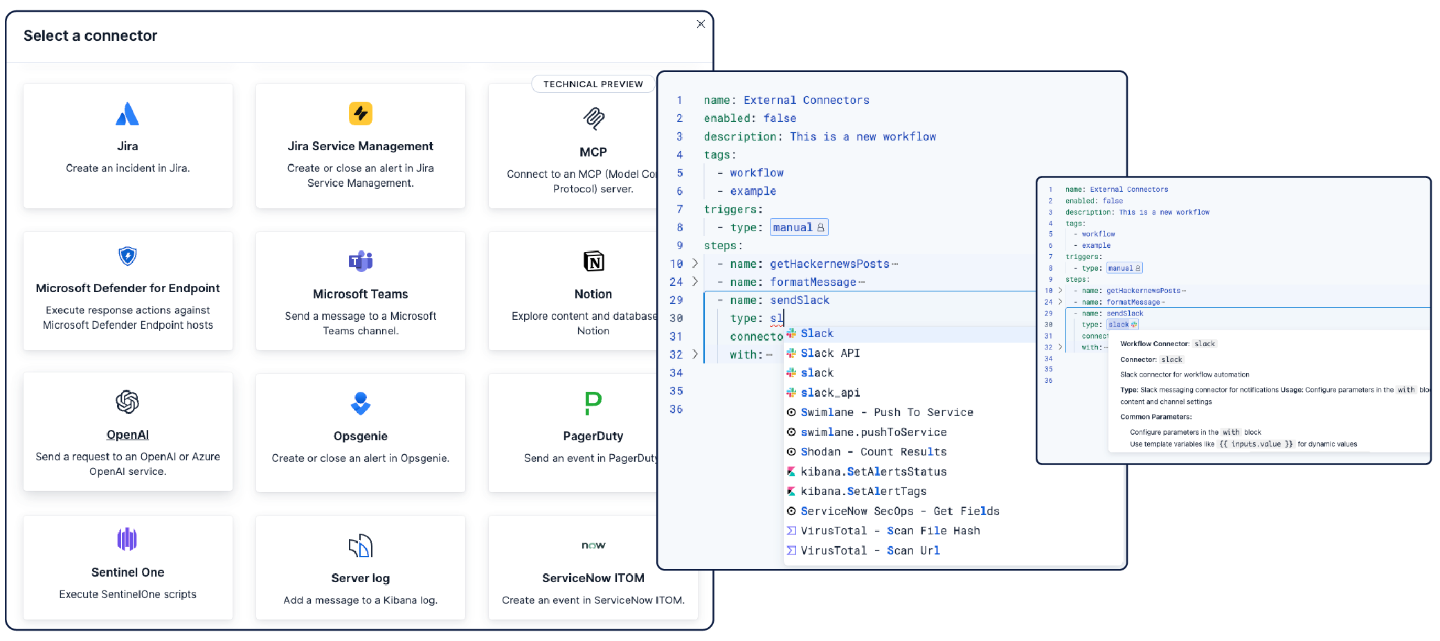 every step in the workflow