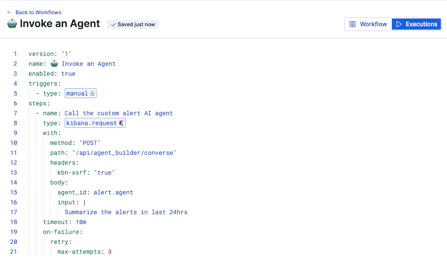simple agent invocation