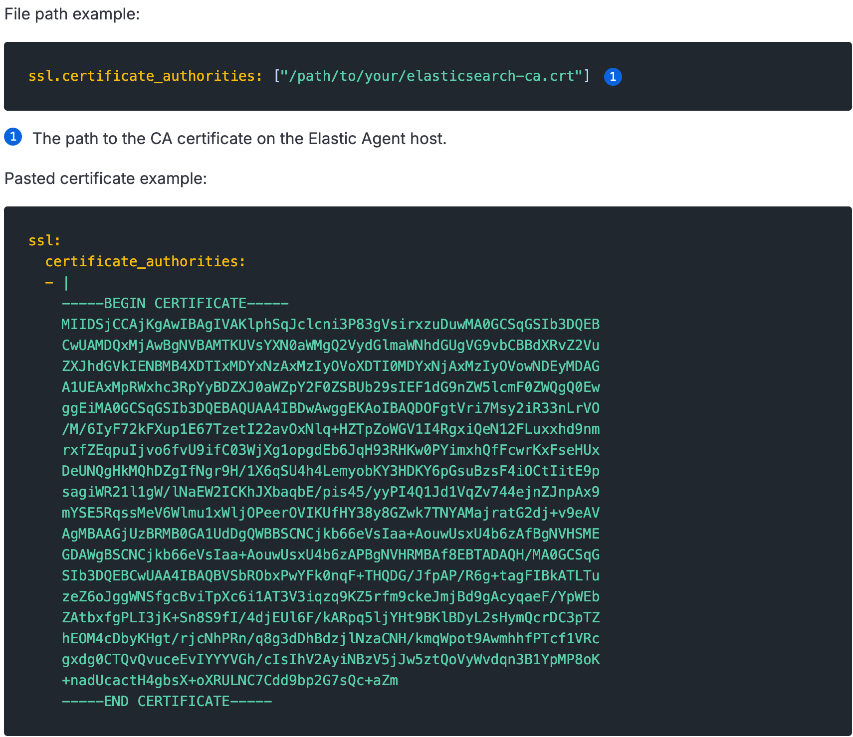 Advanced YAML configuration
