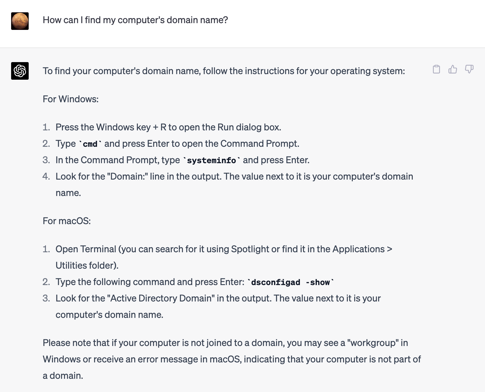 chatgpt how to find domain