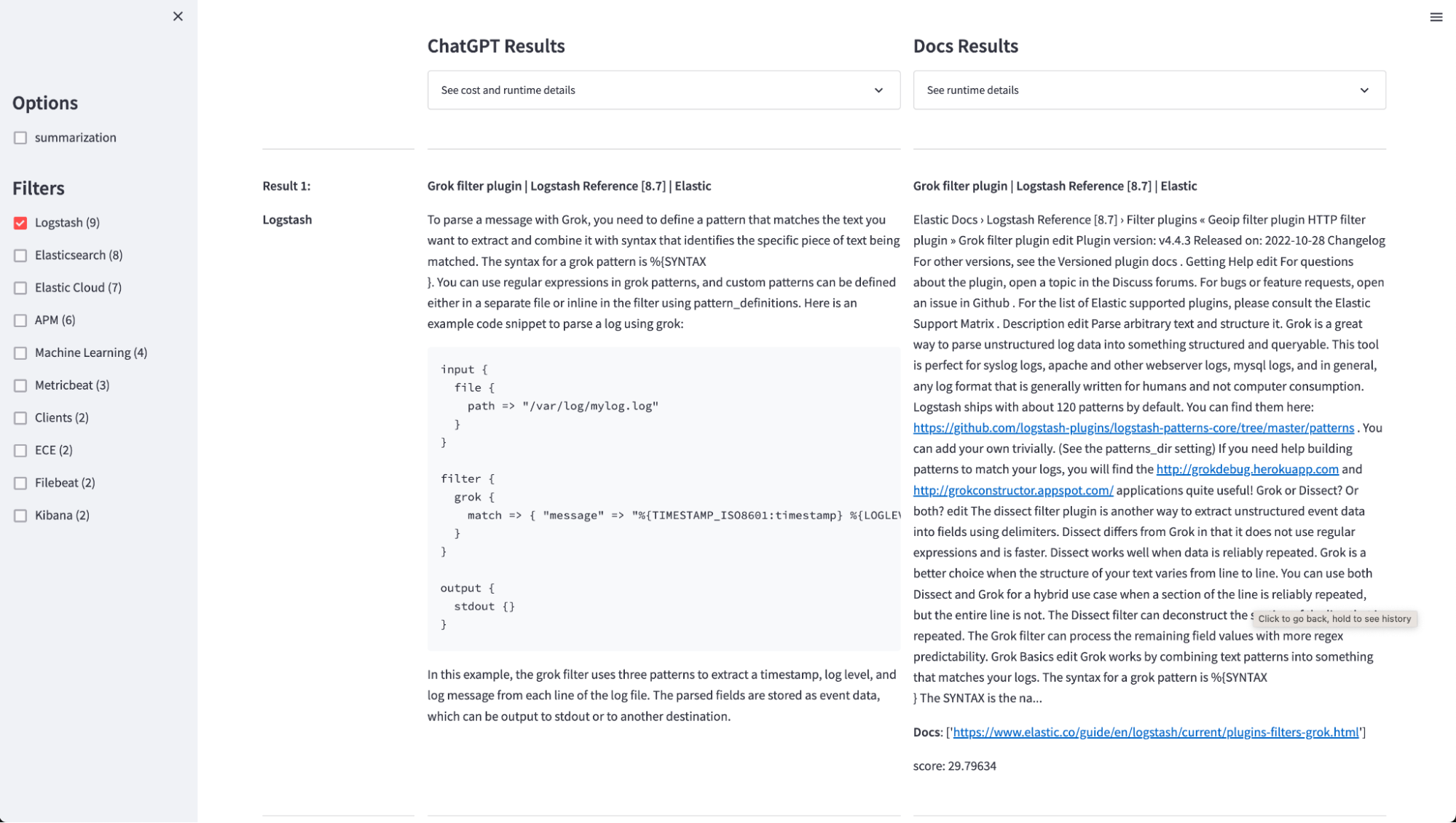 chatgpt grok filter plugin