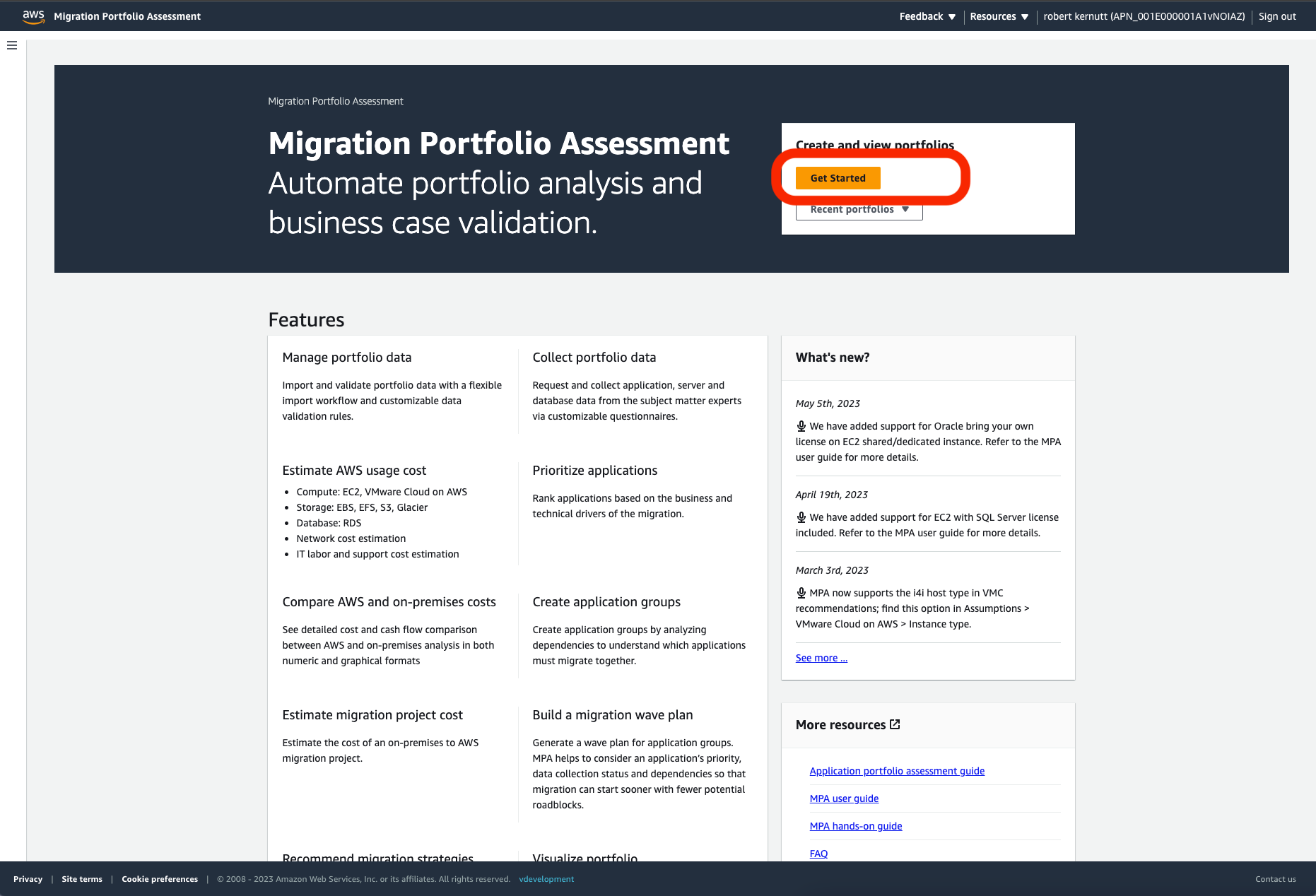 migration portfolio assessment