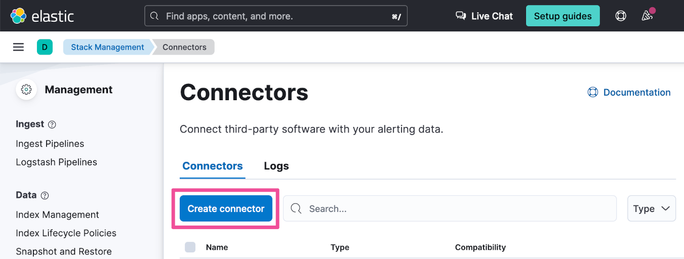 create connector