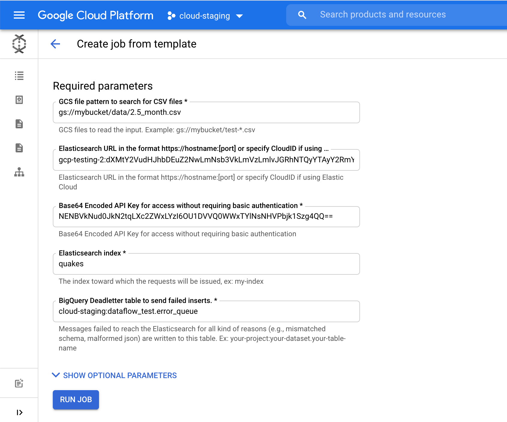 mise en service du cloud