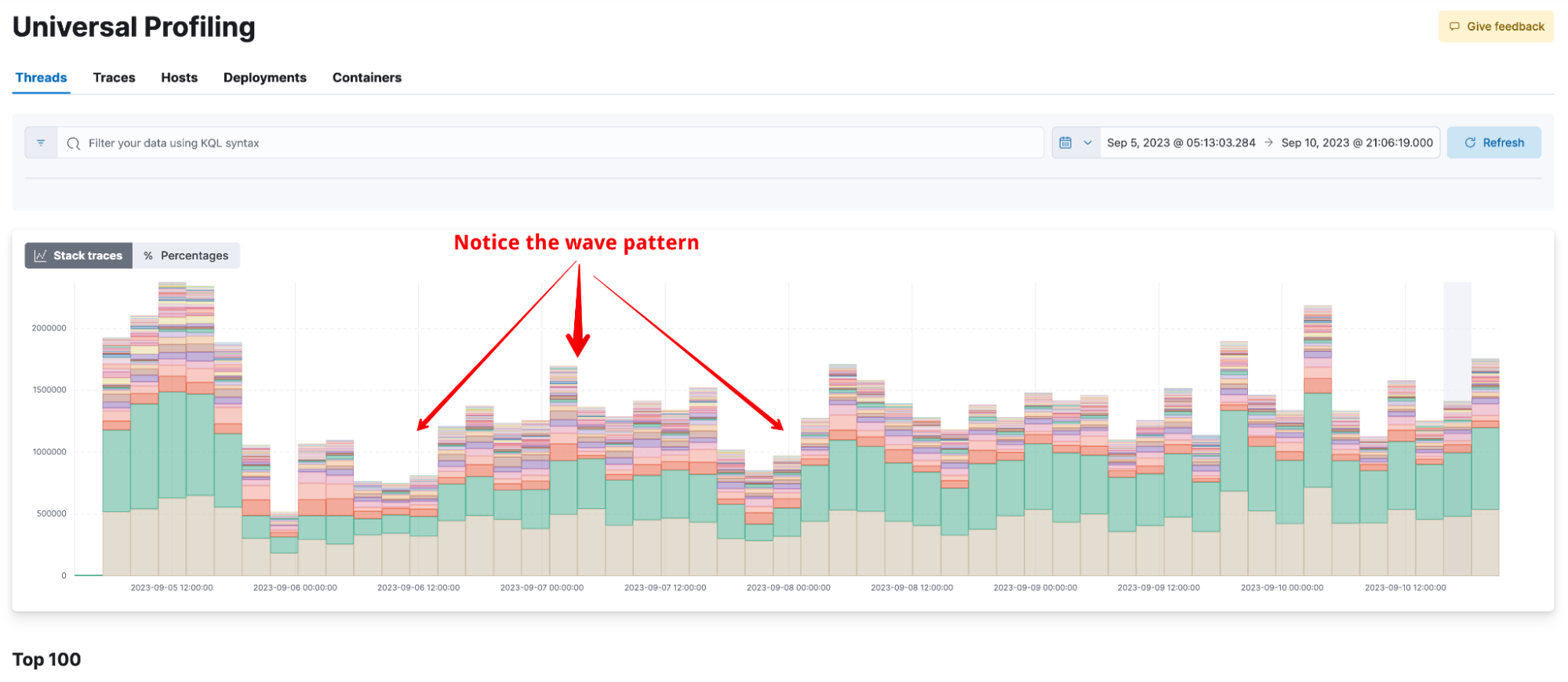 3 stacktrace view