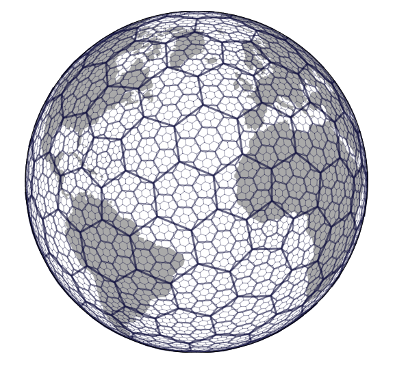 elastic hexagonal tiling