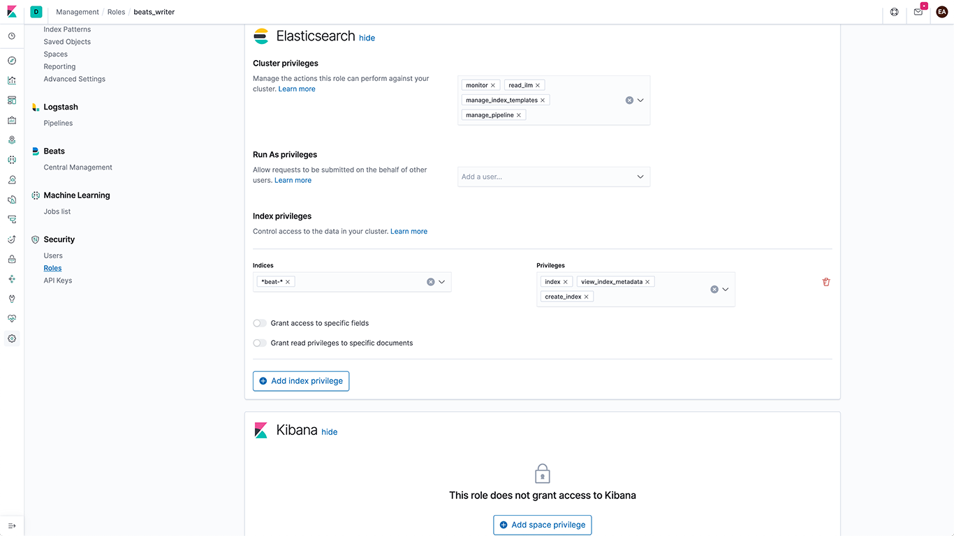 elasticsearch exporter prometheus