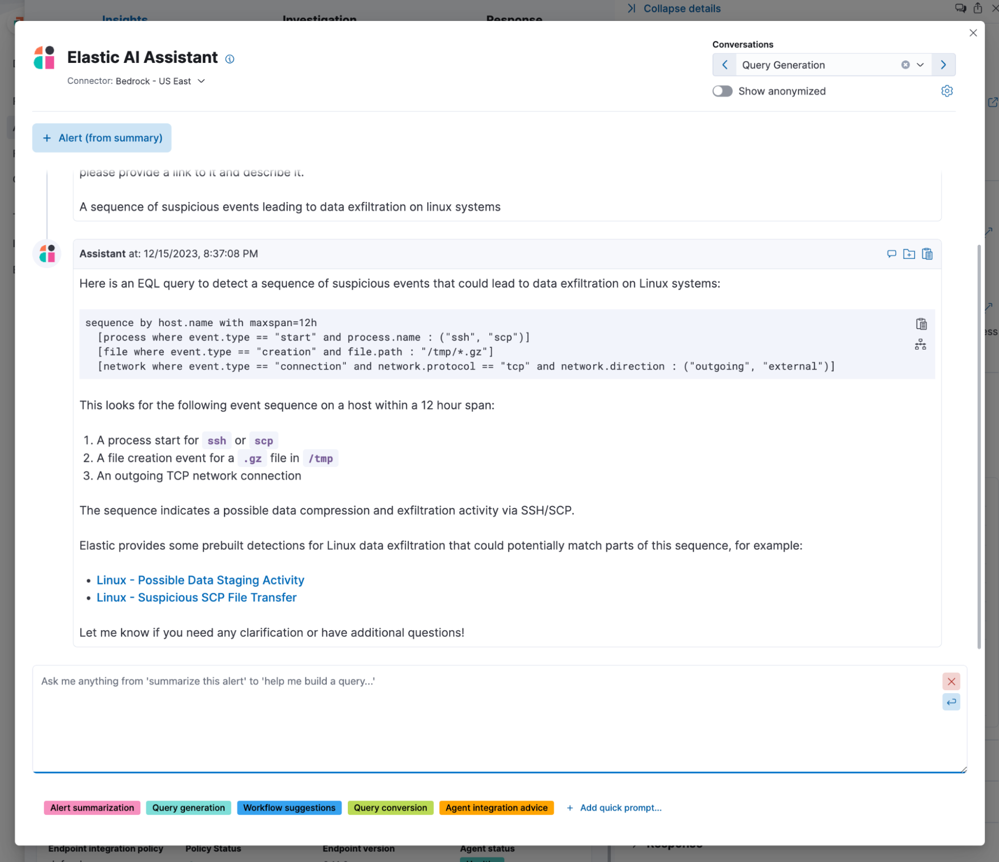 11 - Assistance with query generation