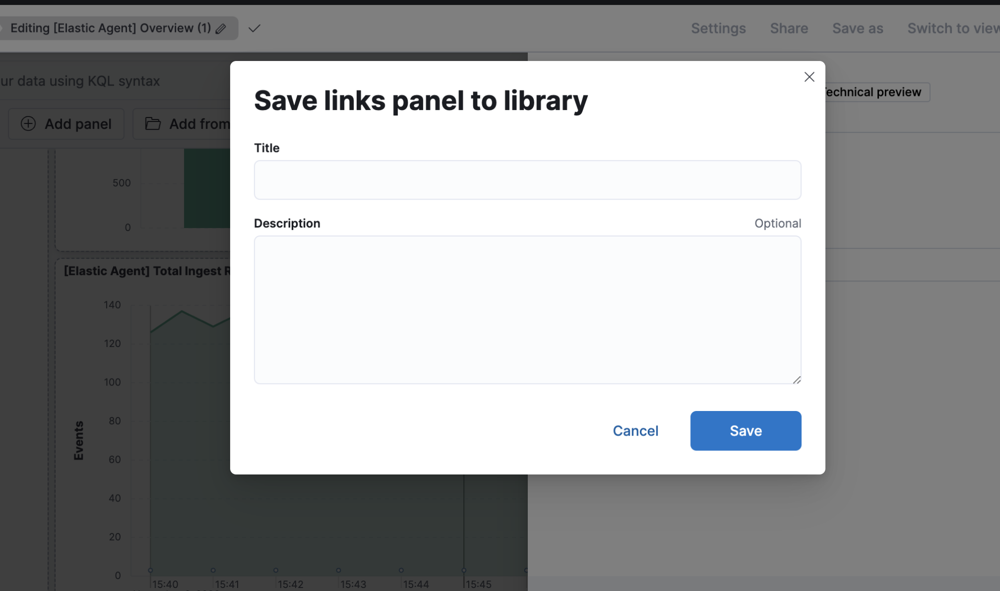 7. -save links panel to library