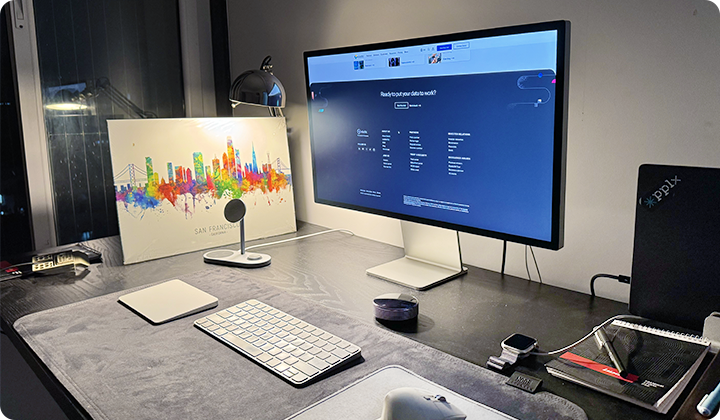 Photo of workspace