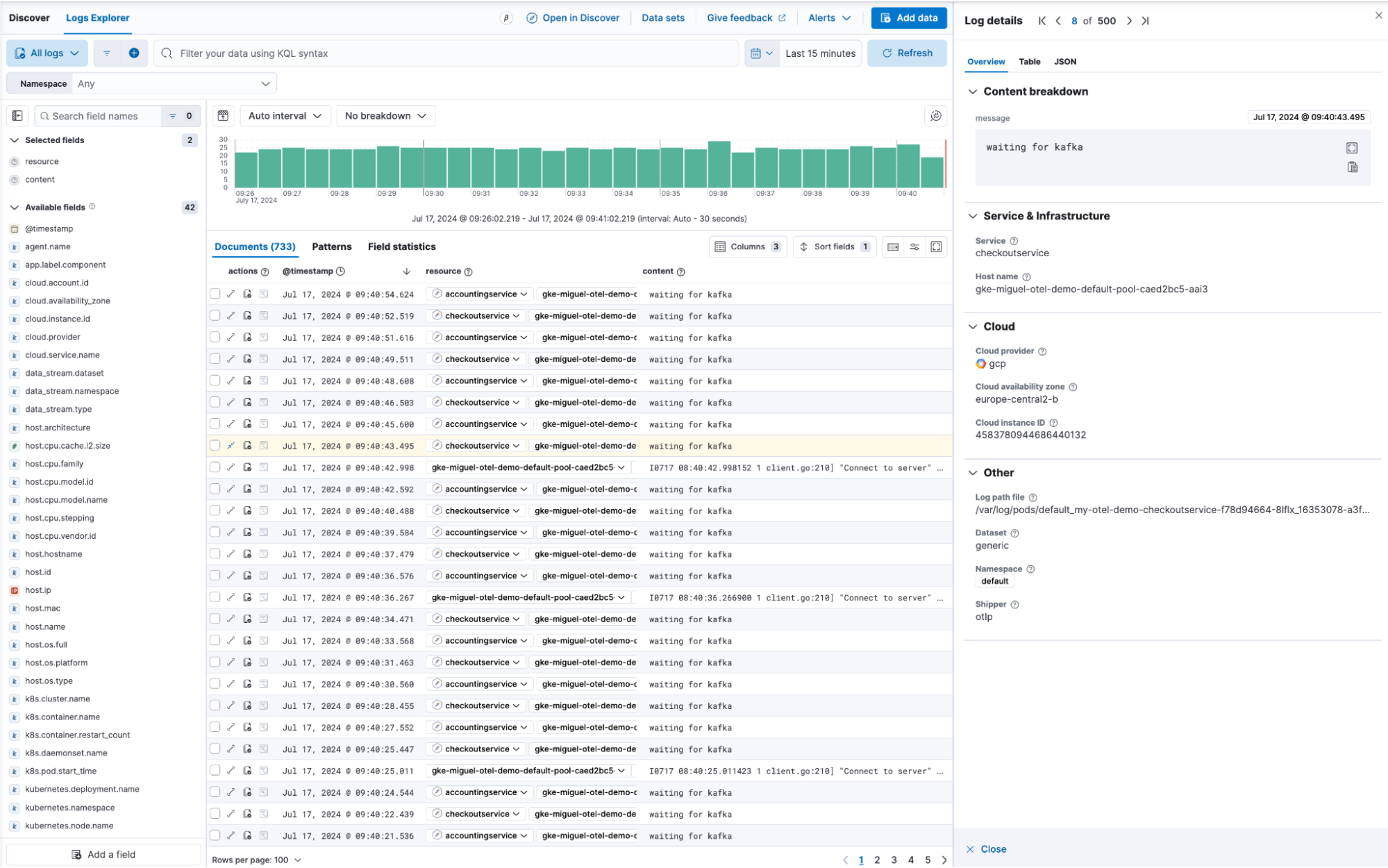 assessing host health