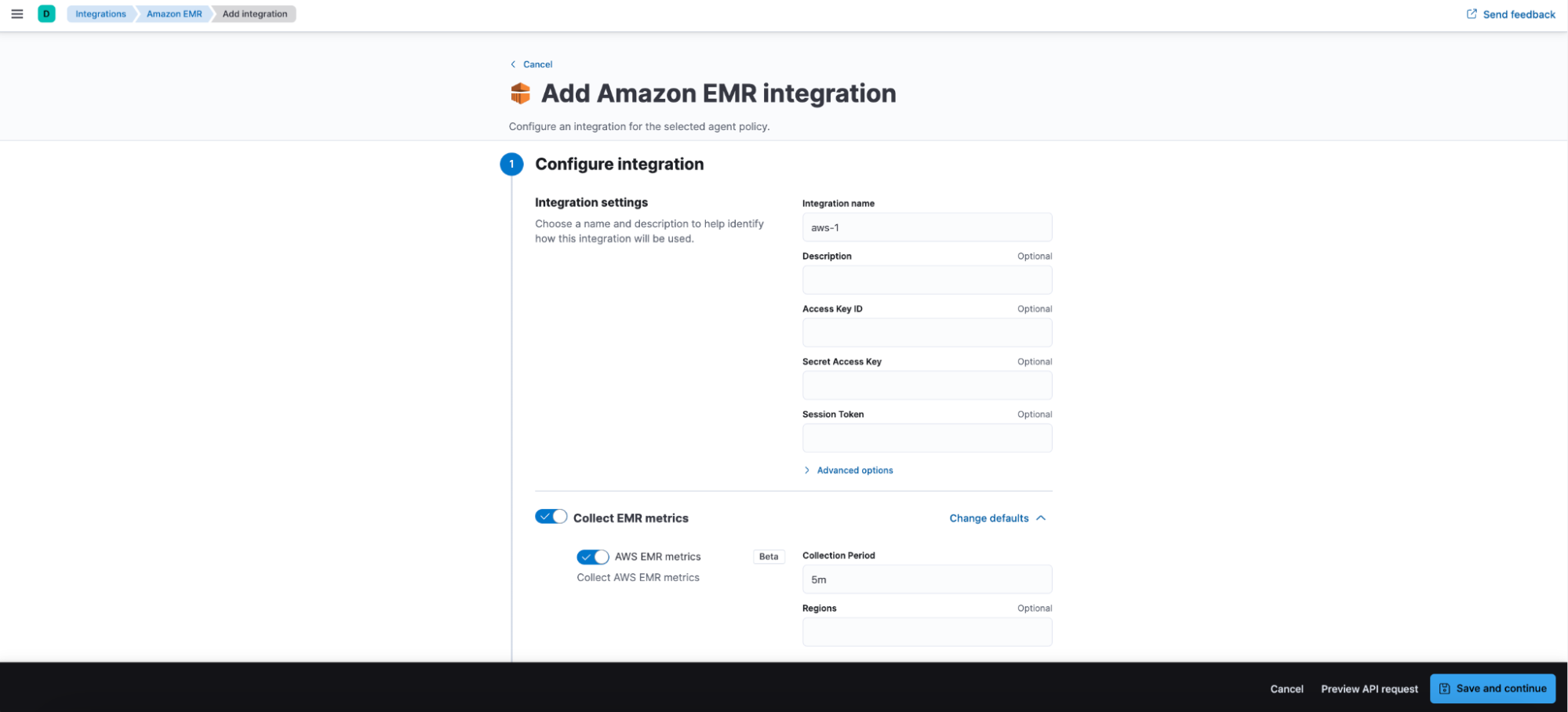 6 add amazon emr integration