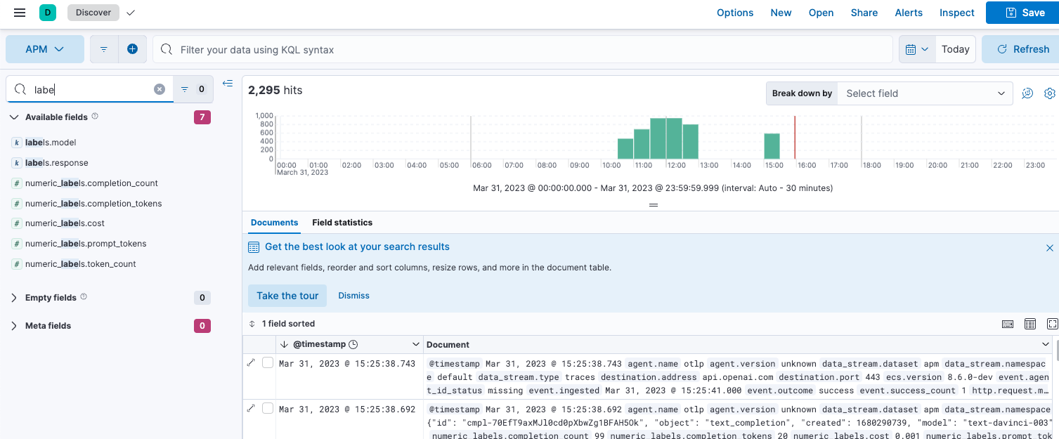 elastic discover apm