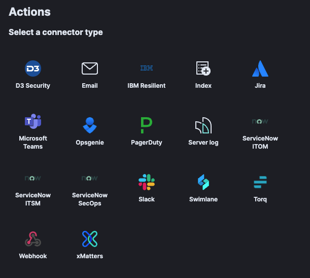 12 - actions - connector type