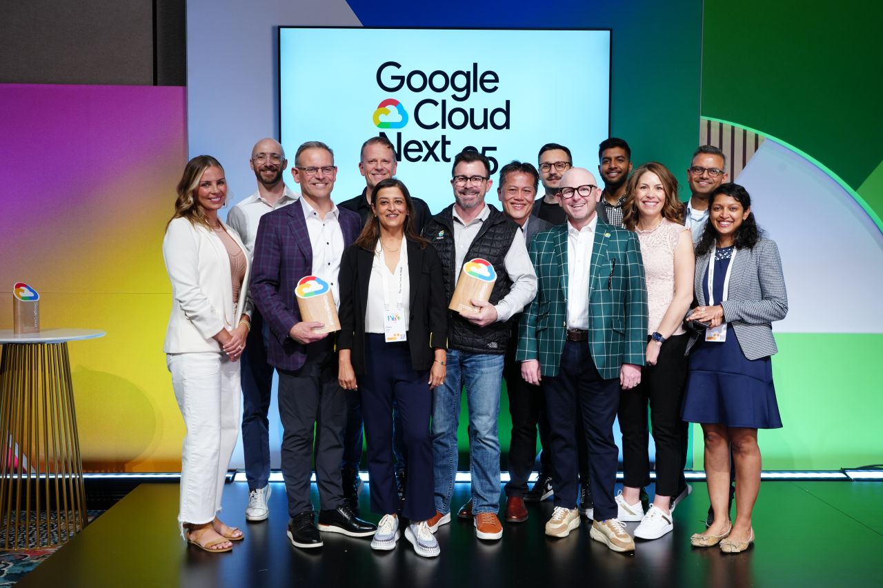 group of Elastic employees at Google Cloud Next 2025