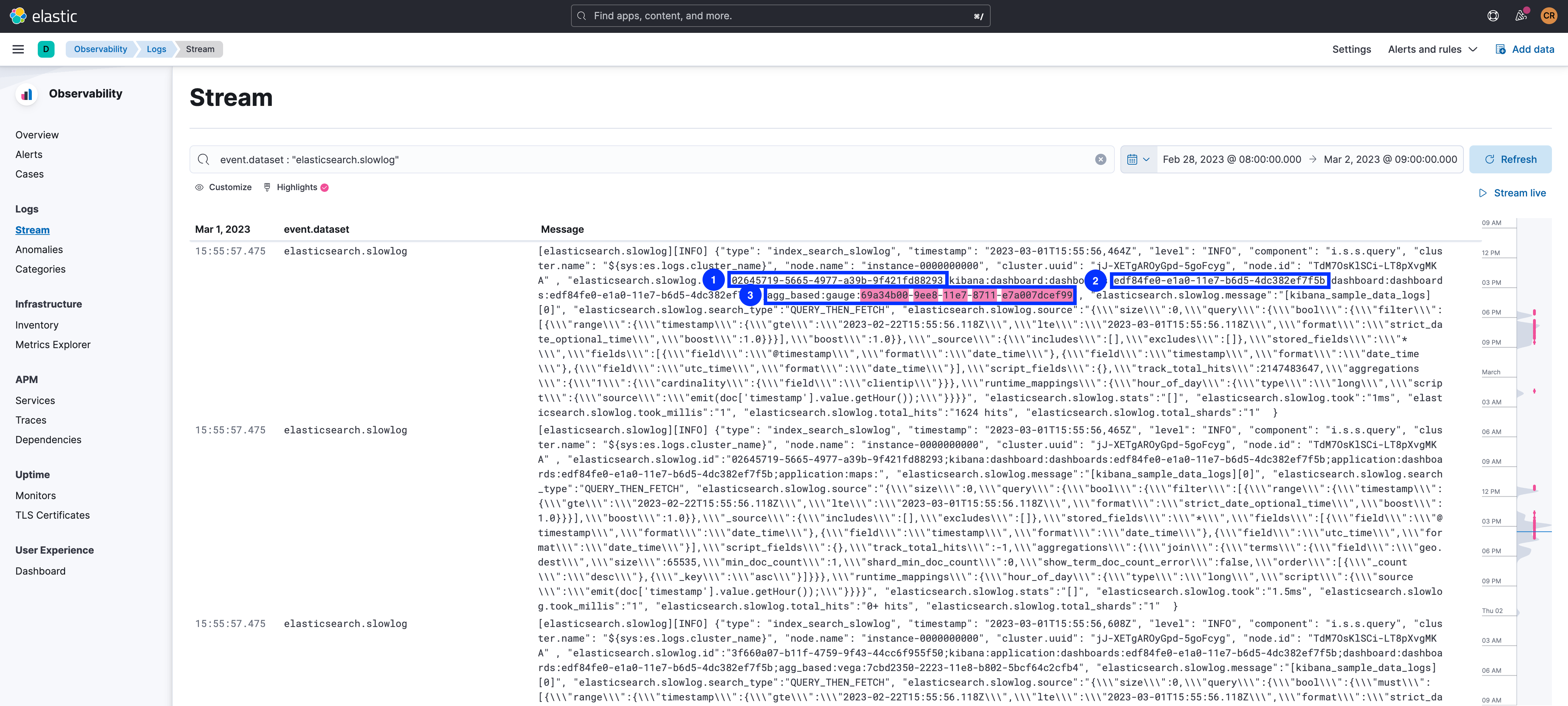 ![Elasticsearch Slow Log in Kibana](./images/kibana-slowlog-highlight.png)