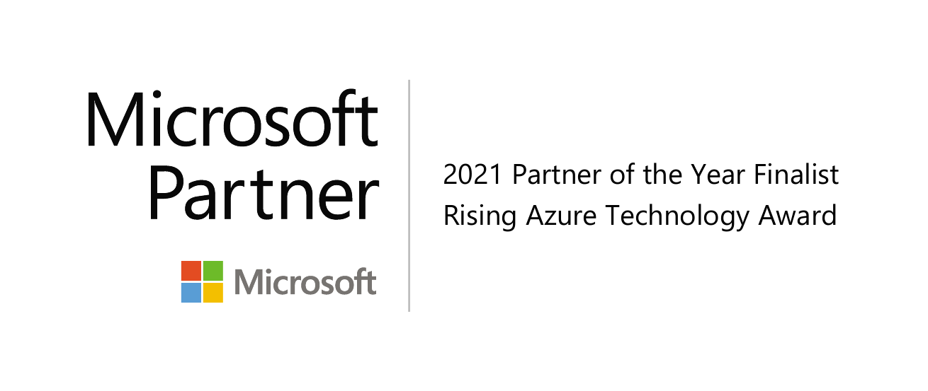 Microsoft Partner 2021 Partner of the Year Finalist Rising Azure Technology Award