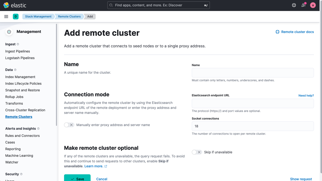 Search remote clusters from any Elastic Cloud, Elastic Cloud on Kubernetes, Elastic Cloud Enterprise, or self-managed deployment