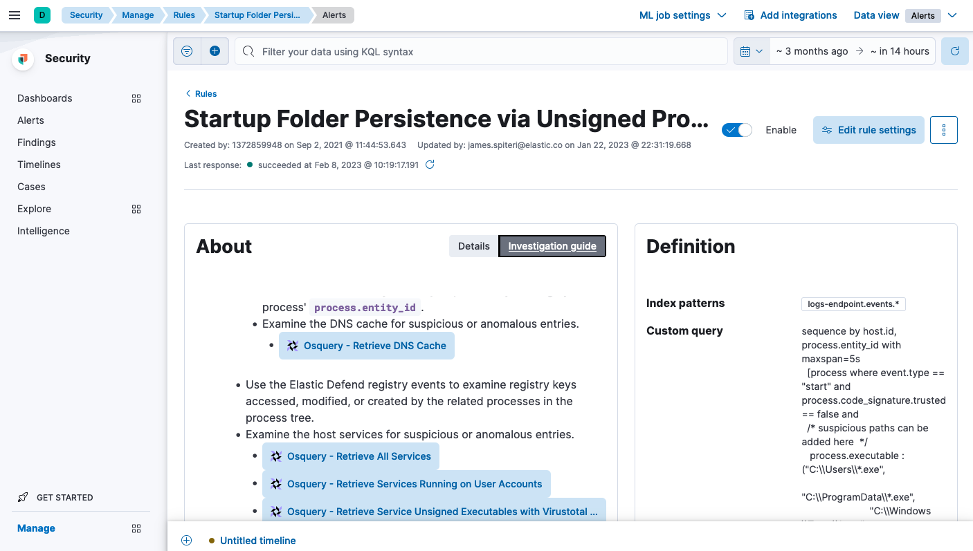 security startup folder persistence