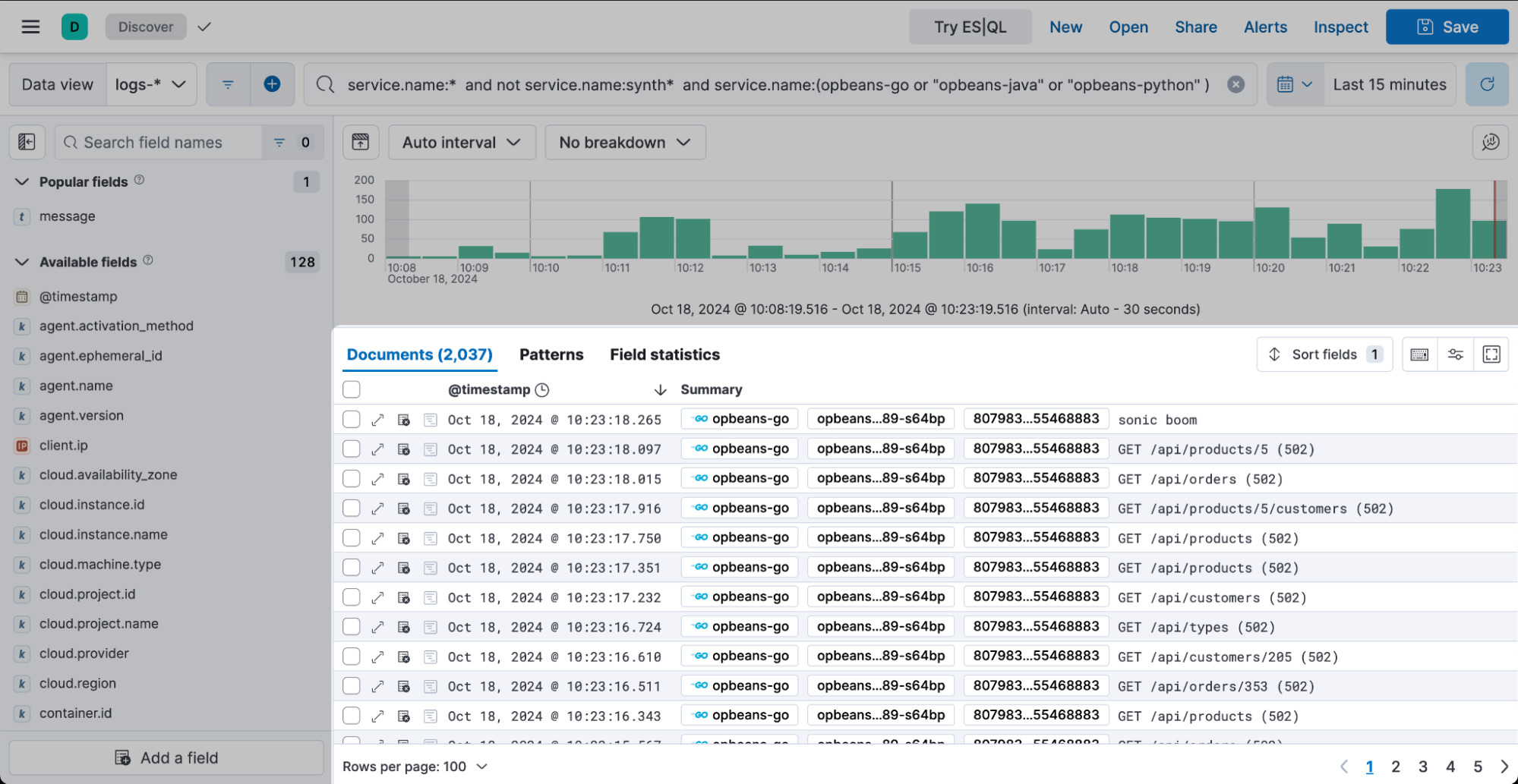 Contextual Discover experience