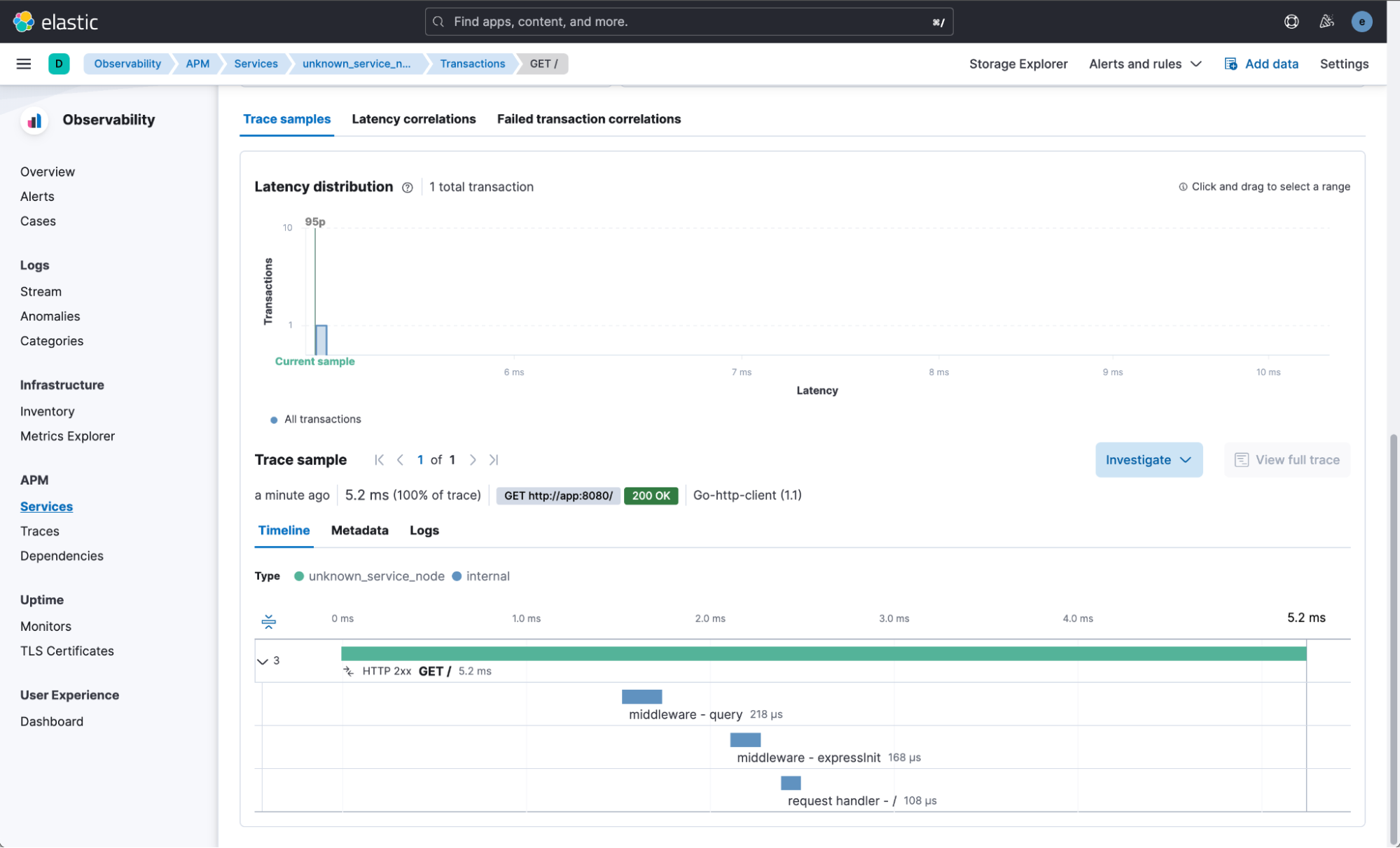 Trace based testing with Elastic APM and Tracetest Elastic Blog