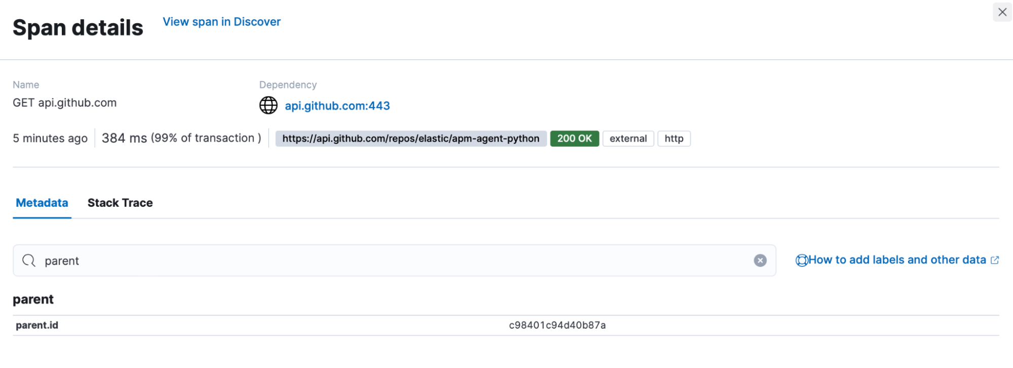 How to combine OpenTelemetry instrumentation with Elastic APM