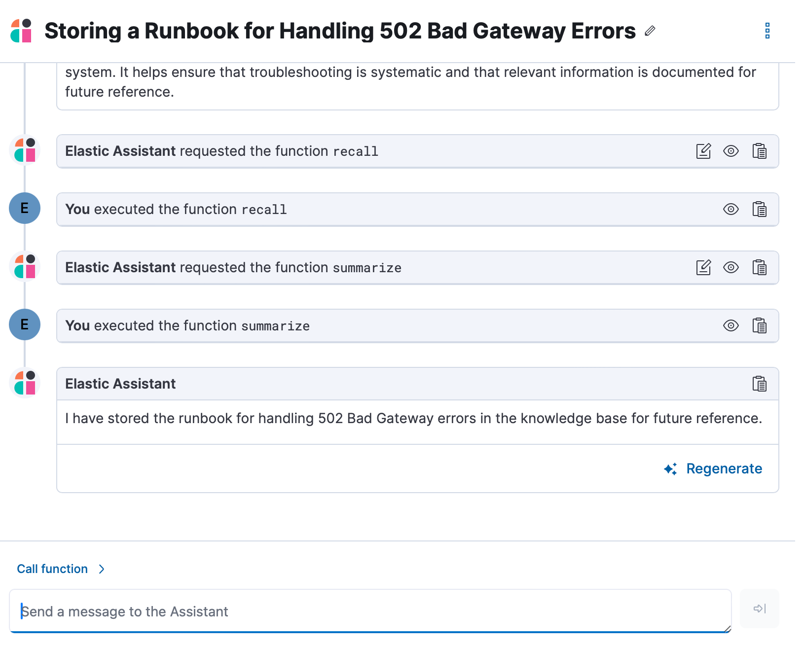 7 - storing a runbook