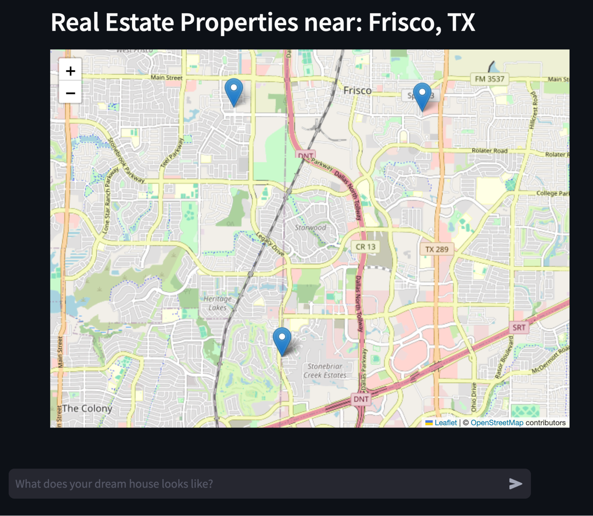 real estate properties near frisco tx